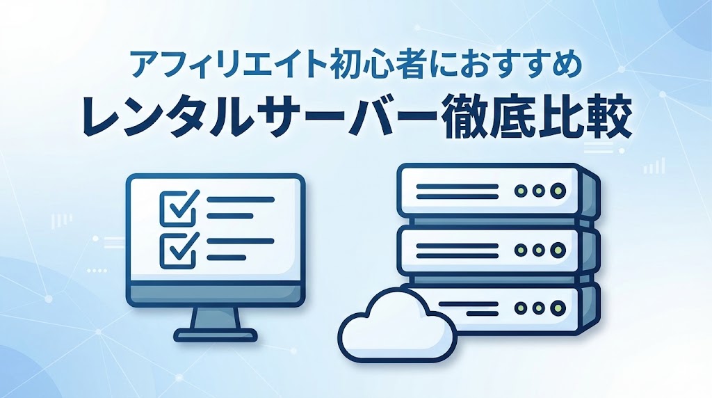 【2025年版】アフィリエイト初心者におすすめ「レンタルサーバー10社」徹底比較