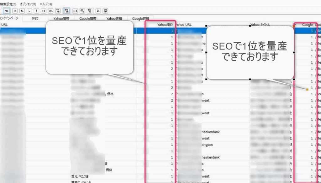 SEOで1位を量産