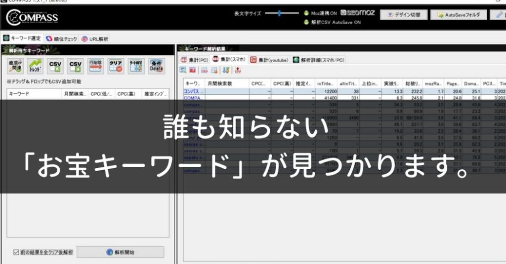 まとめ：誰も知らない「お宝キーワード」が見つかります