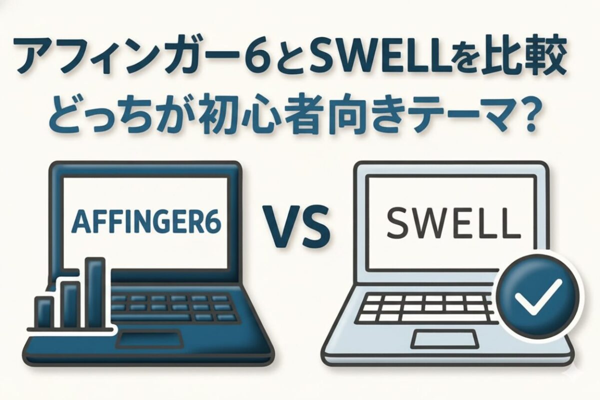 アフィンガー6ってどうよ？「SWELLと比較」どっちが初心者向きテーマ？