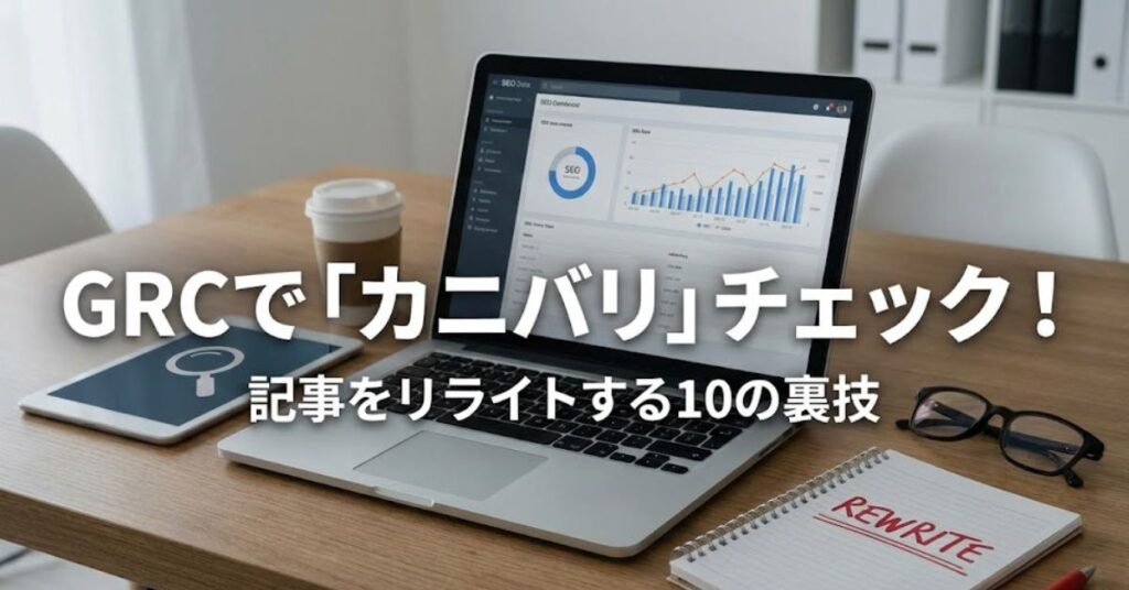 GRCで「カニバリ」チェック！記事を高速リライトする10の裏技